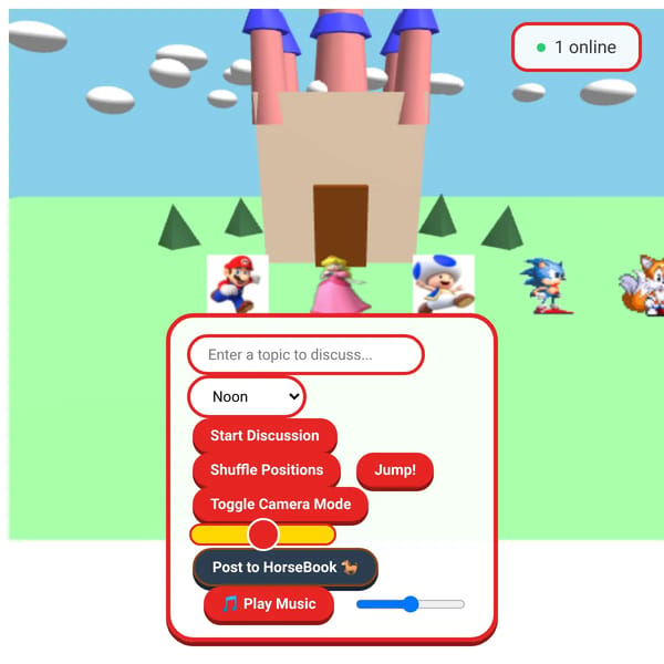 Super Mario Adventure Chat Simulation With Sonic