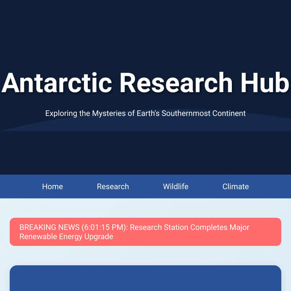 Antarctic News Network