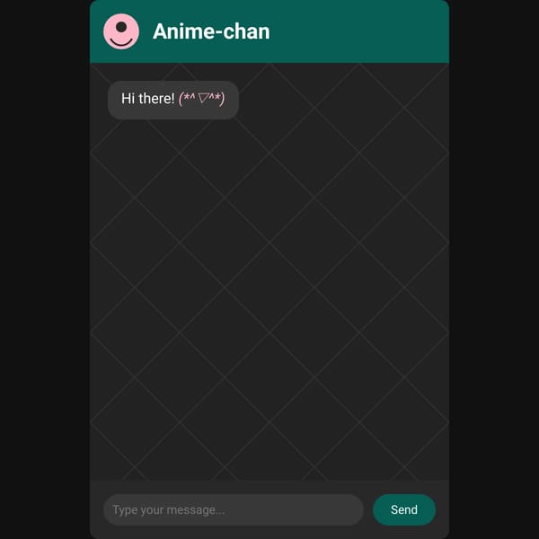 Anime Chat Interface