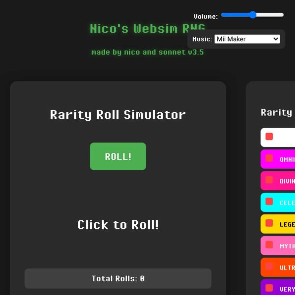 Nico's Websim RNG