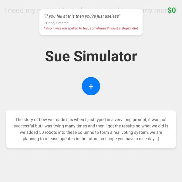 Sue Simulator
