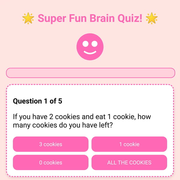 Simple IQ Test