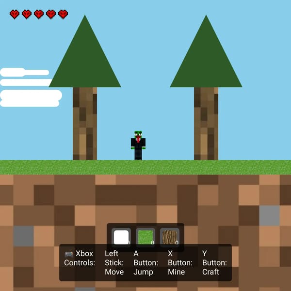 Minecraft-inspired Interactive Game
