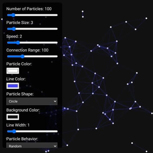 Customizable Particle Simulation