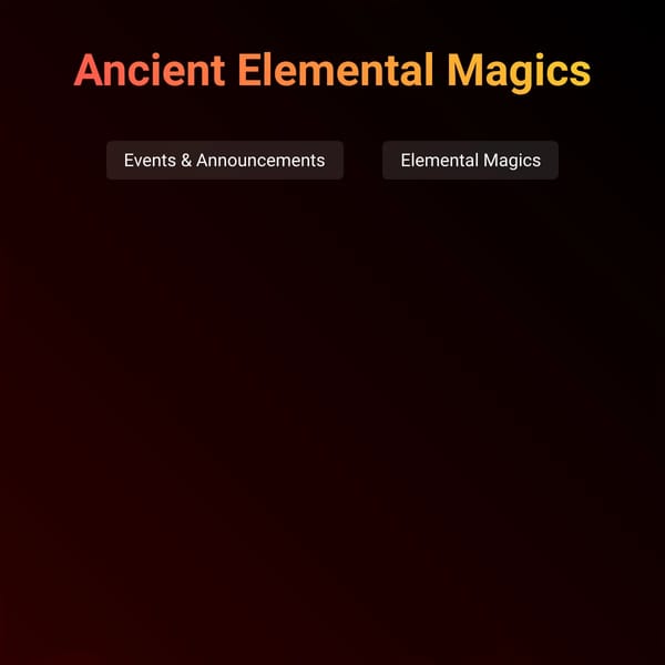 Elemental Magics