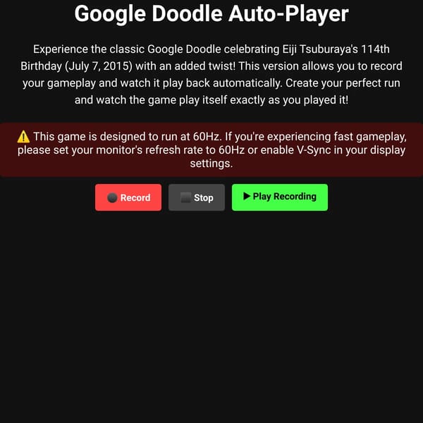 Google Doodle Auto-Player