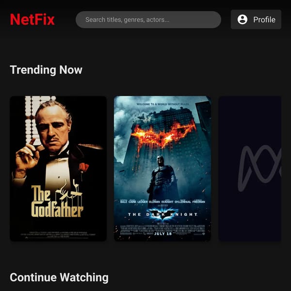 NetFix - A Better Streaming Experience