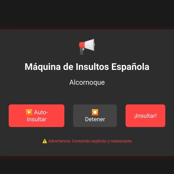 Máquina de Insultos Española
st