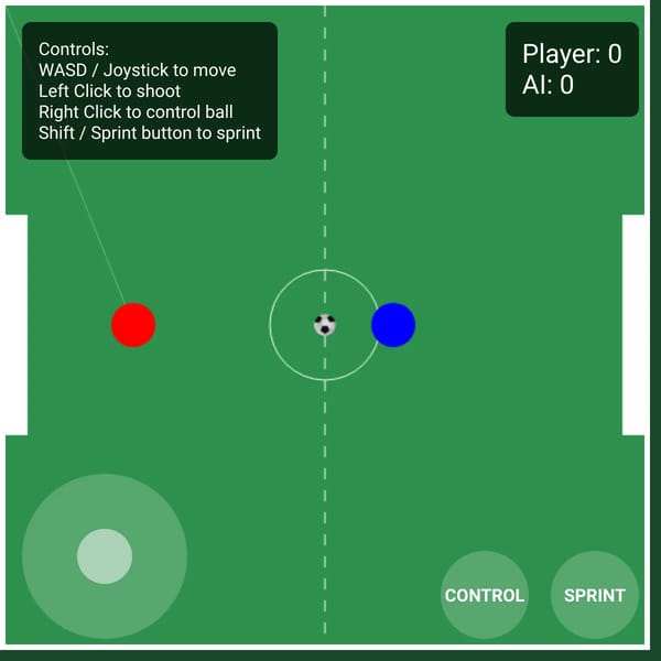 2D AI Football Game