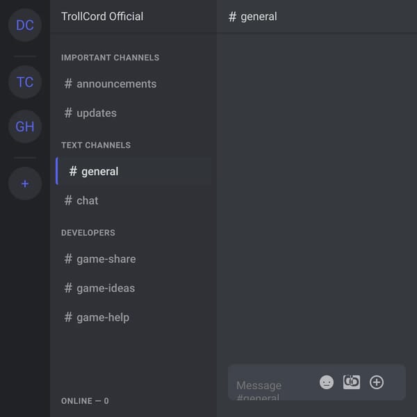 TrollCord (v 0.2) - Literally is discord