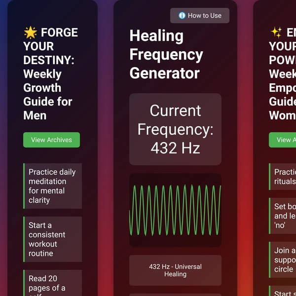 OBZUE Healing Frequency Generator