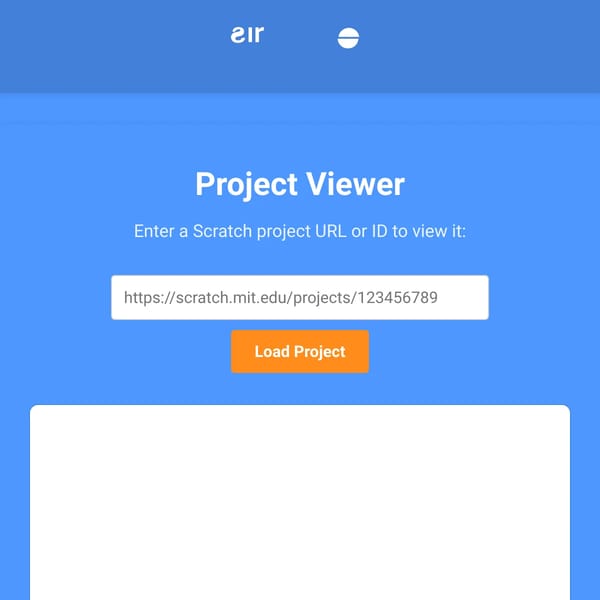 Scratch Project Viewer