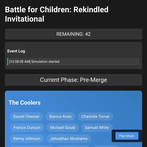 Battle for Children: Rekindled Invitational
