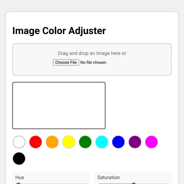 Image Color Adjuster