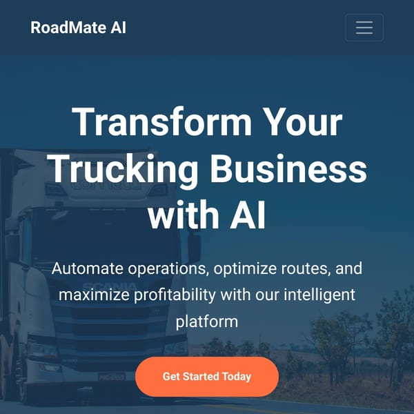RoadMate AI 