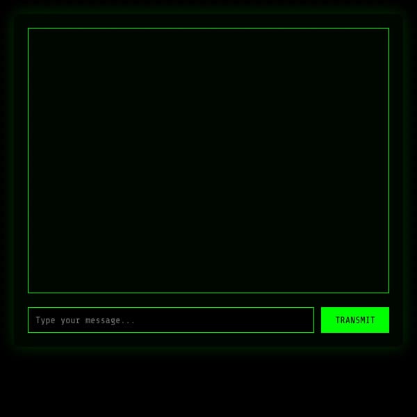Matrix-style Chat