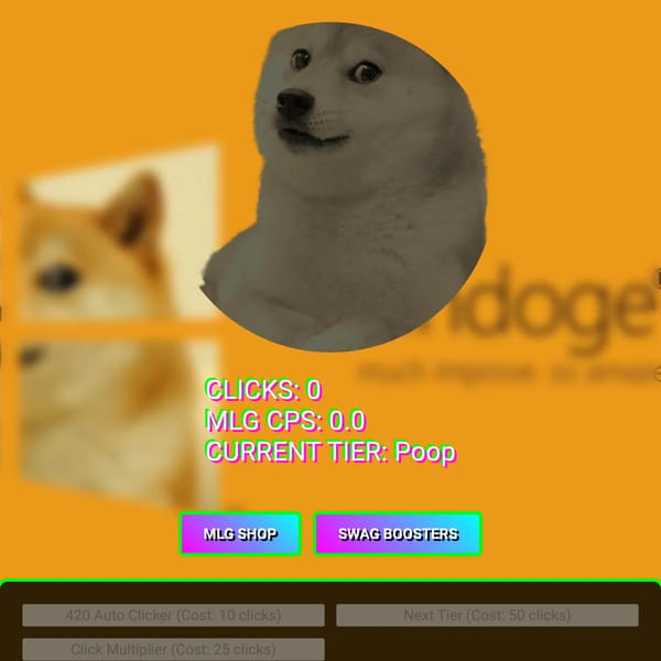 Vinyl Clicker Game