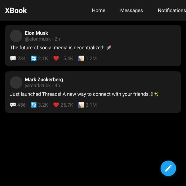 XBook - A Social Media Platform
