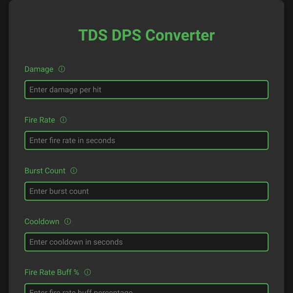 TDS DPS Converter