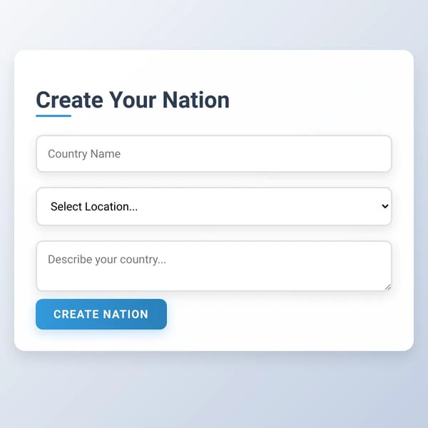 Nation simulator