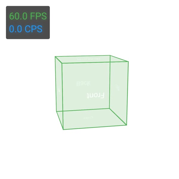 CPS and FPS counter.