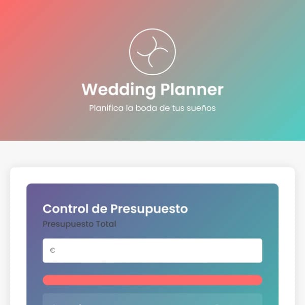 Wedding Planner - Tu Boda Perfecta