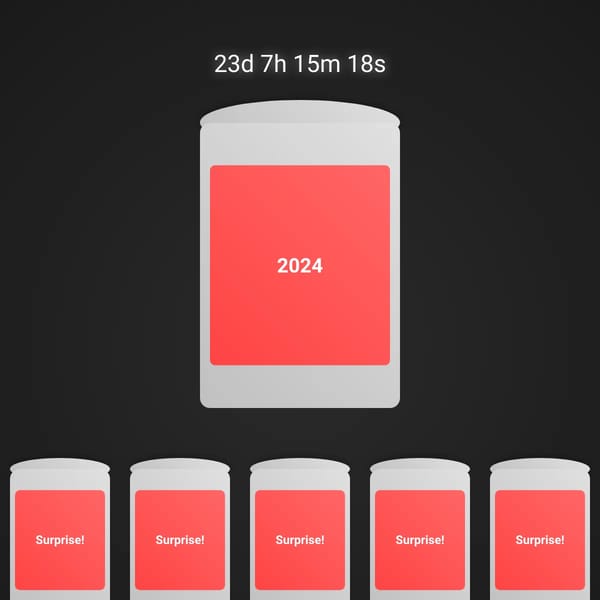 New Year's Can Countdown