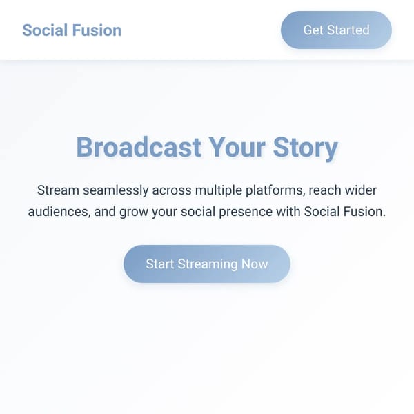 Social Fusion - Your Social Media Broadcasting Channel