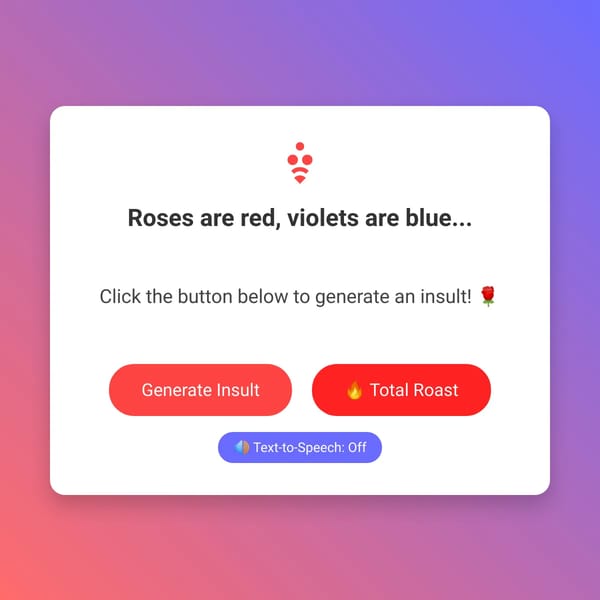 AI Insult Meme Generator