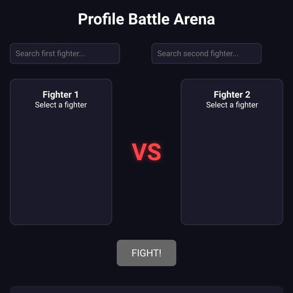 Profile Battle Arena
