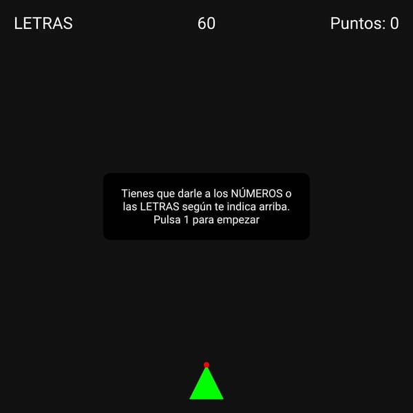 Juego de Disparos a Letras y Números