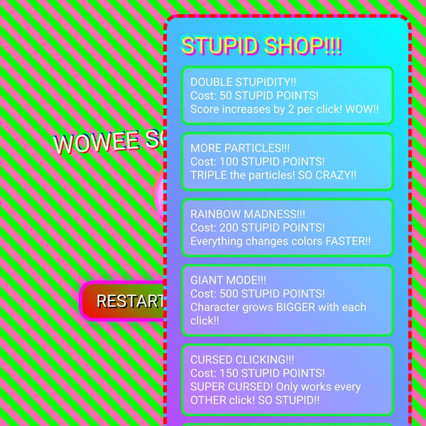 stupid game