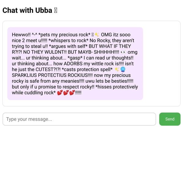 Chat with Ubba