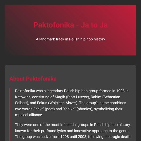 Paktofonika - Ja to Ja