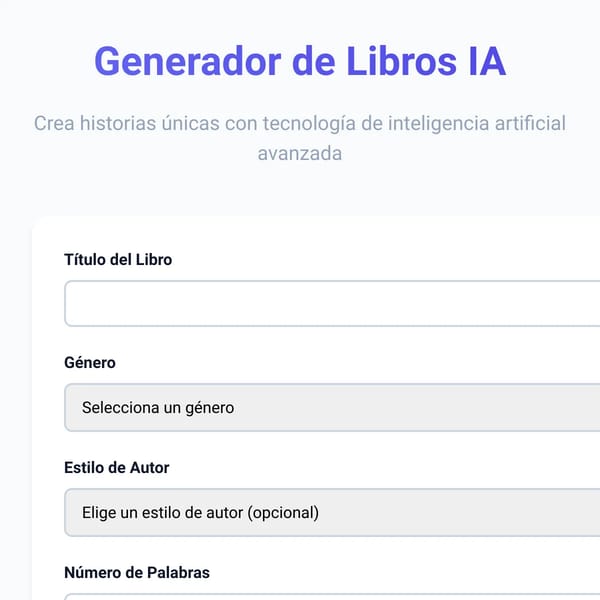 Generador de historias de IA 