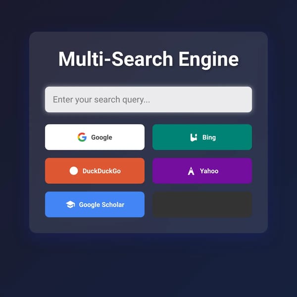 Multi-Search Engine Interface
s