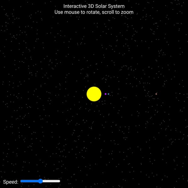 3D Solar System