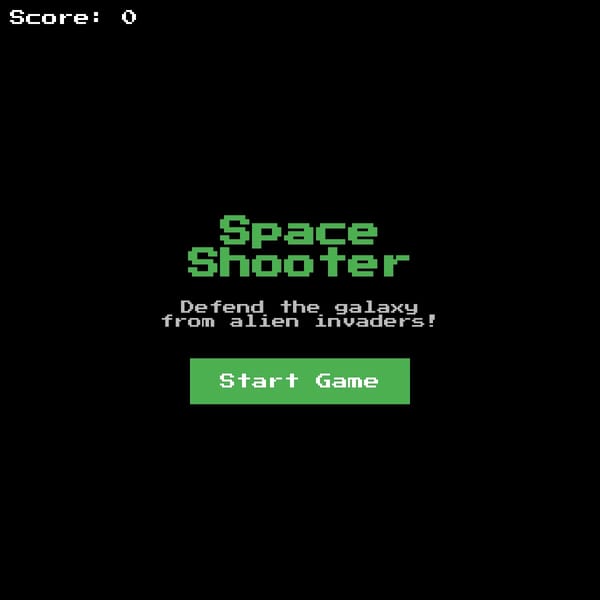 Space Shooter - Defend the Galaxy!