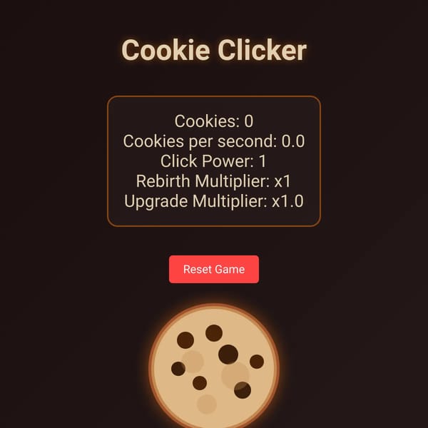 Cookie Clicker Game