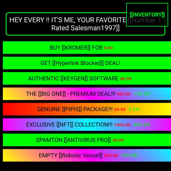 Spamton's Vendor 