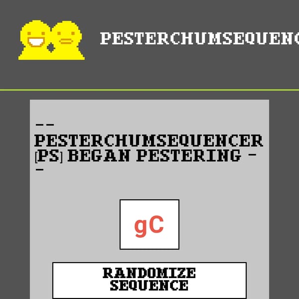 pesterchum handle initials