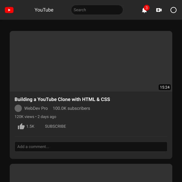 YouTube Clone