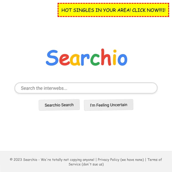 Searchio - Definitely Not Google