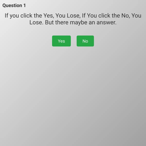 This Is Not A Quiz