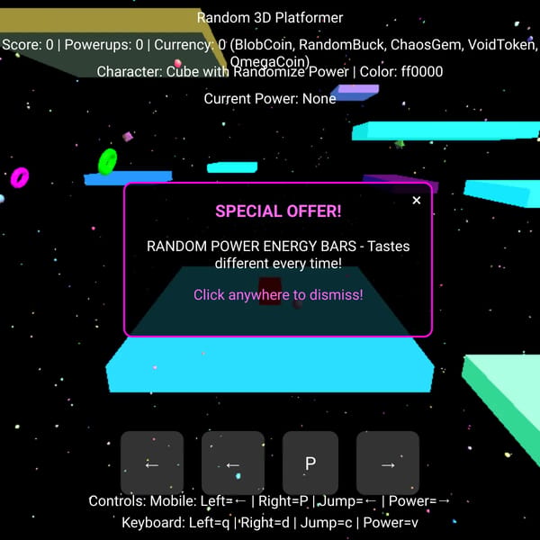 3D random game