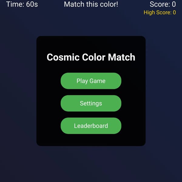 Cosmic Color Match