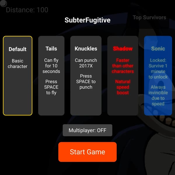 SubterFugitive - Run from 2017X!