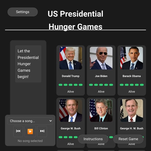 US Presidential Hunger Games
