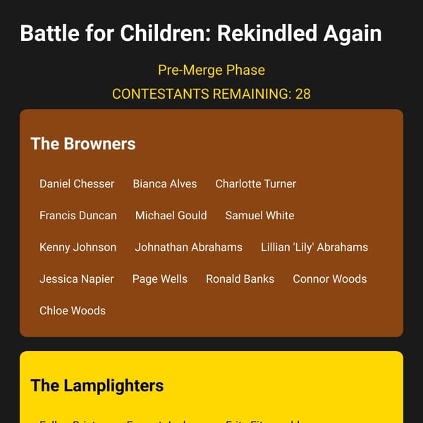 Battle for Children: Rekindled Again