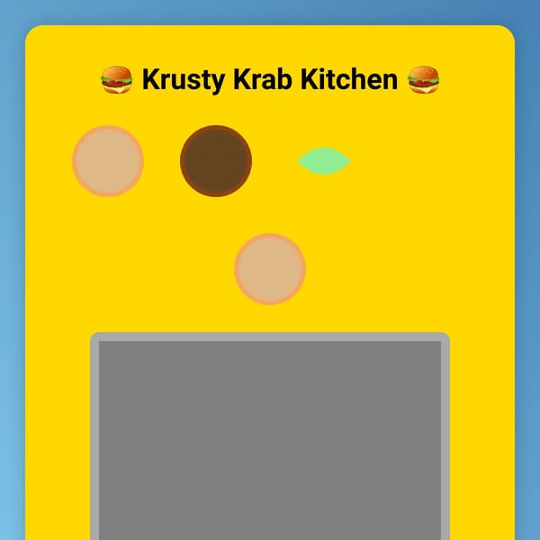 Krusty Krab Kitchen